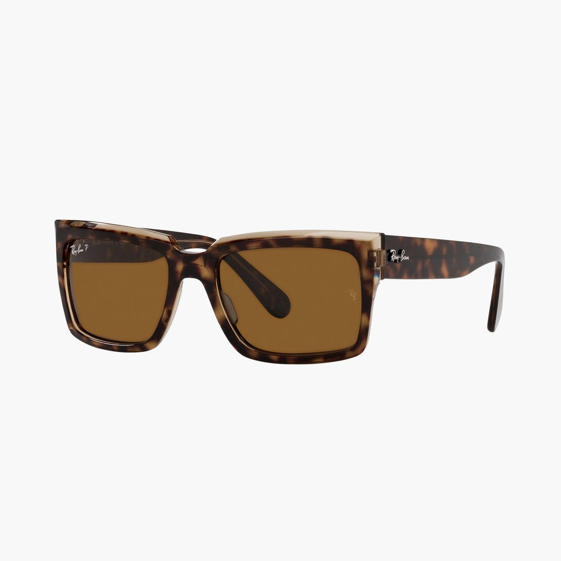 Buy RAY-BAN Men Tortoise Shell Polarized Square Sunglasses