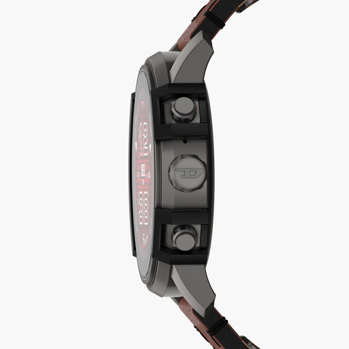 Buy DIESEL Griffed Men Smartwatch with Leather Strap DZT2043 from Diesel at just INR 25995.0