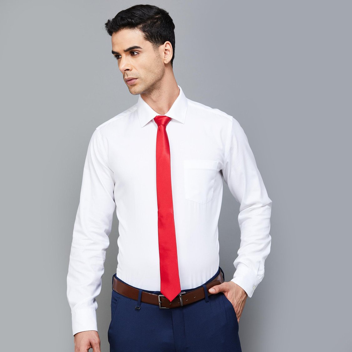 CODE Men Solid Formal Tie