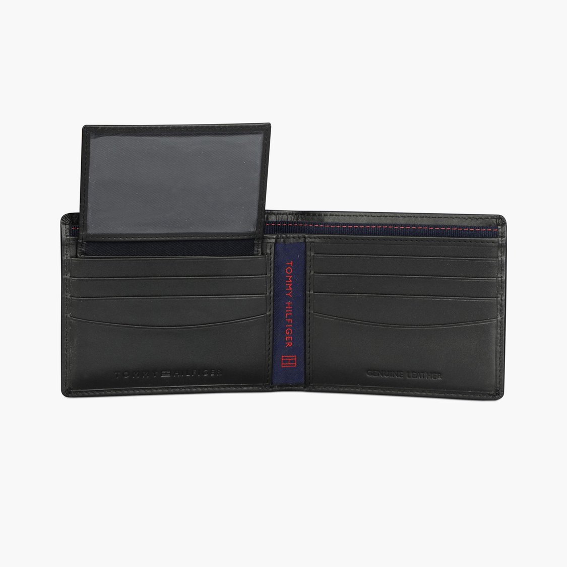 TOMMY HILFIGER Men Checked Bi-Fold Leather Wallet