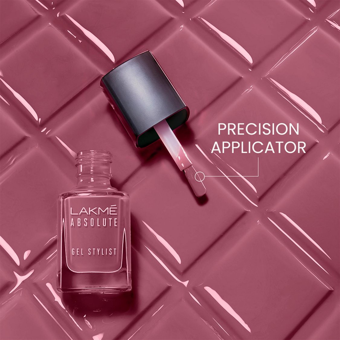 LAKME Absolute Gel Stylist Nail Polish - Vintage Romance - 12ml