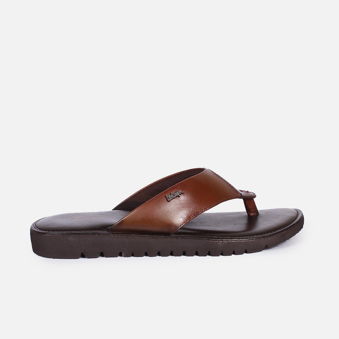 Buy LEE COOPER Men Solid V-Strap Slippers from Lee Cooper at just