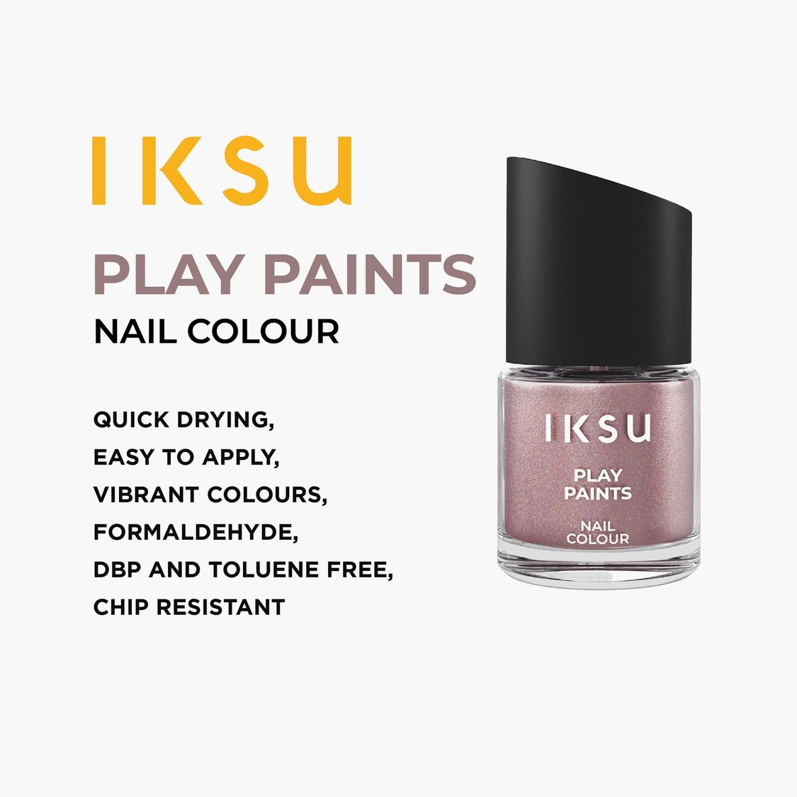 IKSU Play Paints Nail Colour - Sparkling Wine - 8ml