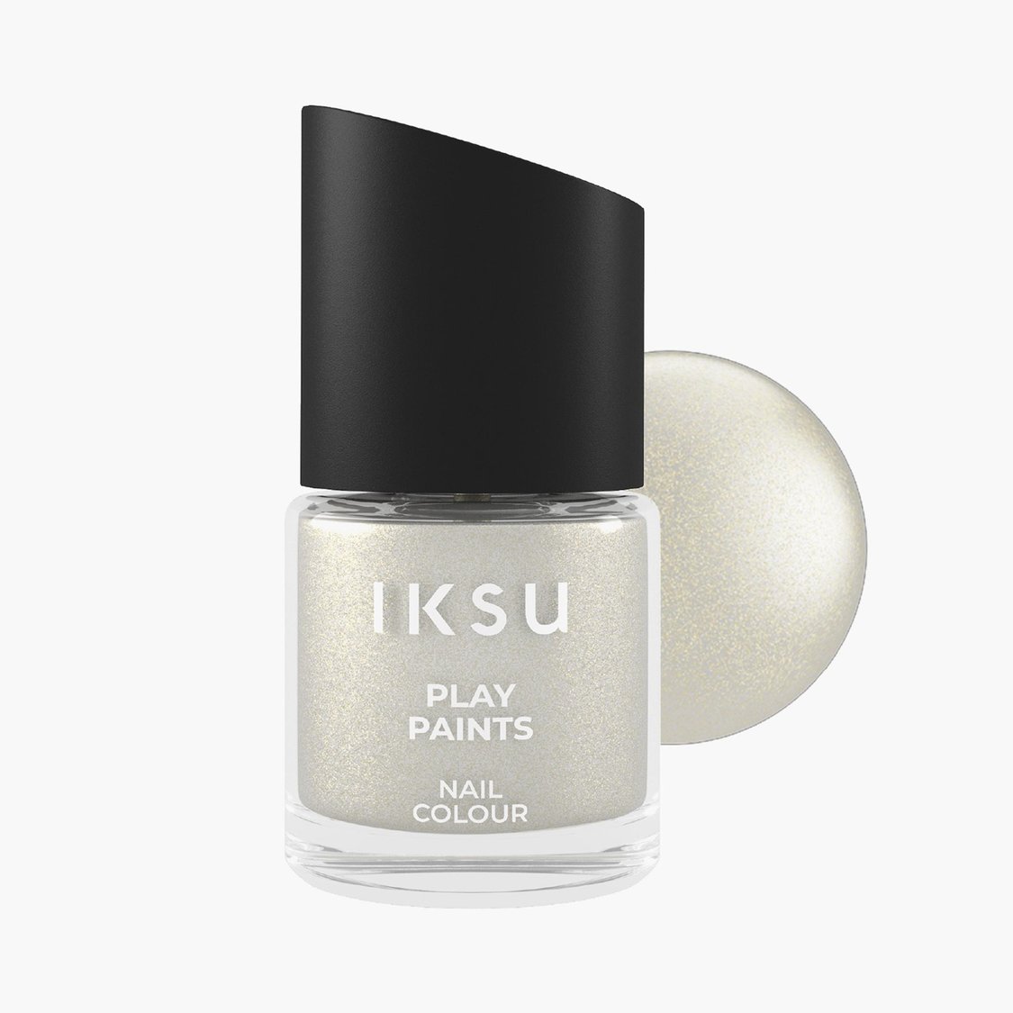 IKSU Play Paints Nail Colour - Snow White - 8ml