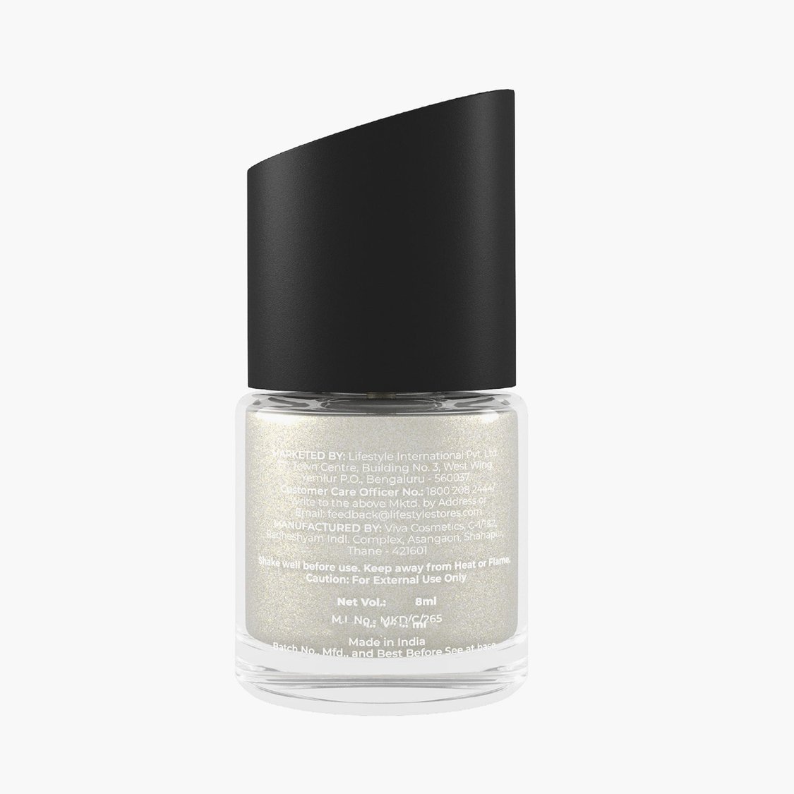 IKSU Play Paints Nail Colour - Snow White - 8ml