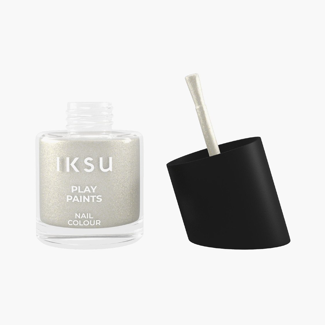 IKSU Play Paints Nail Colour - Snow White - 8ml