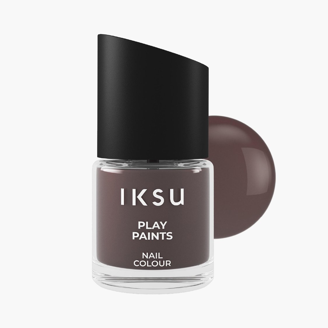 IKSU Play Paints Nail Colour - Dark Mocha - 8ml