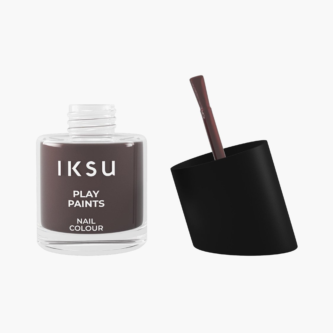 IKSU Play Paints Nail Colour - Dark Mocha - 8ml