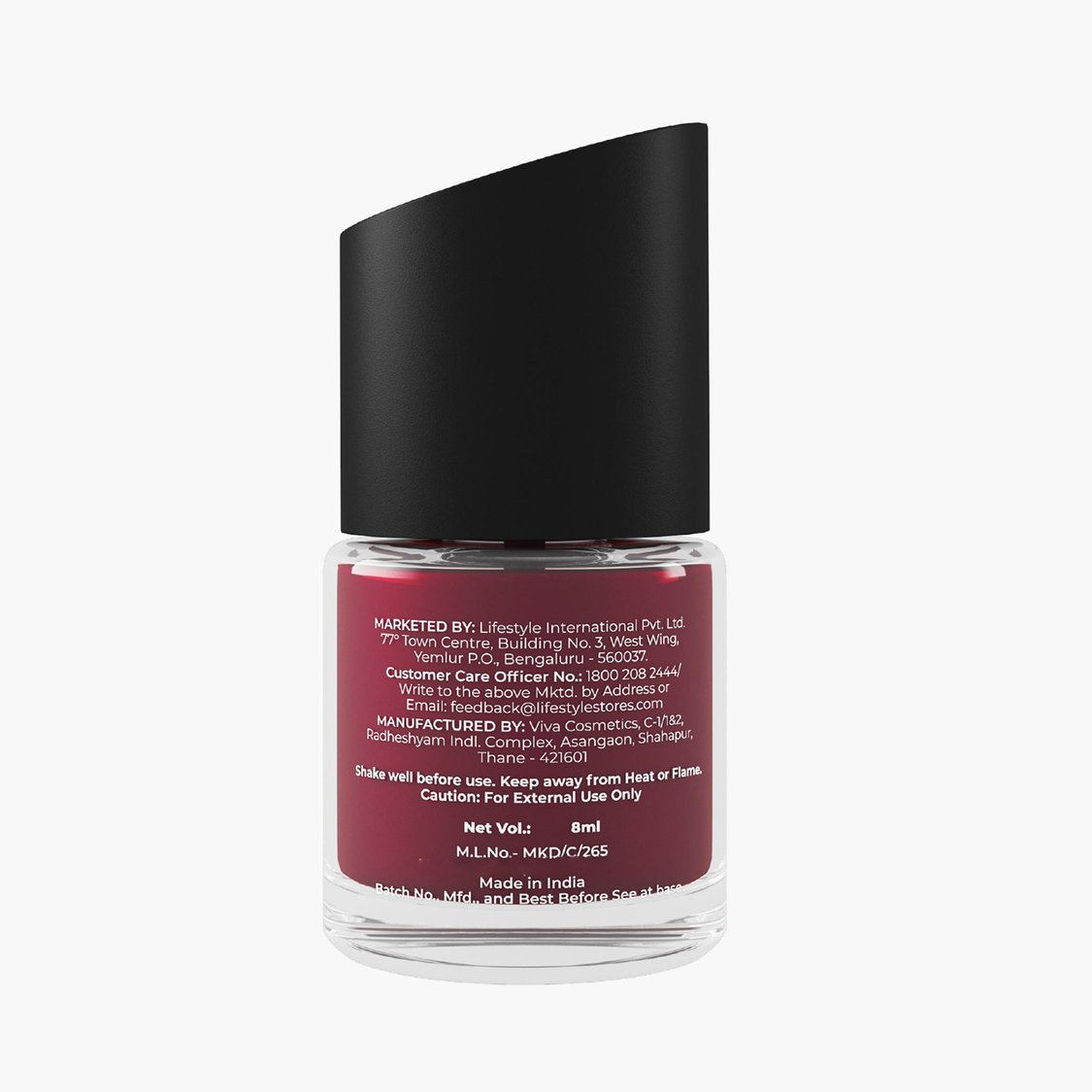 IKSU Play Paints Nail Colour - Maroon Magic - 8ml