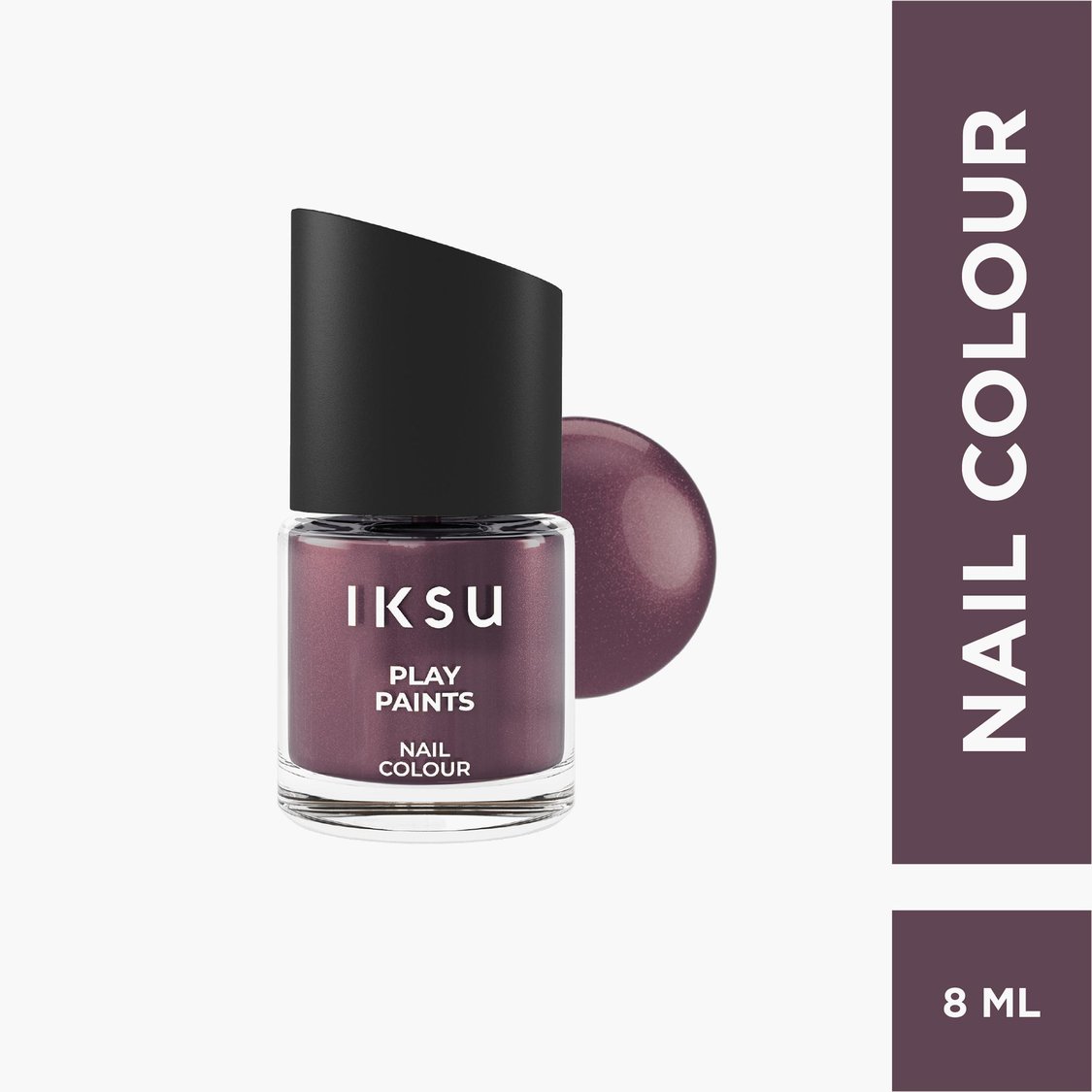 IKSU Play Paints Nail Colour - Cocoa Shimmer - 8ml