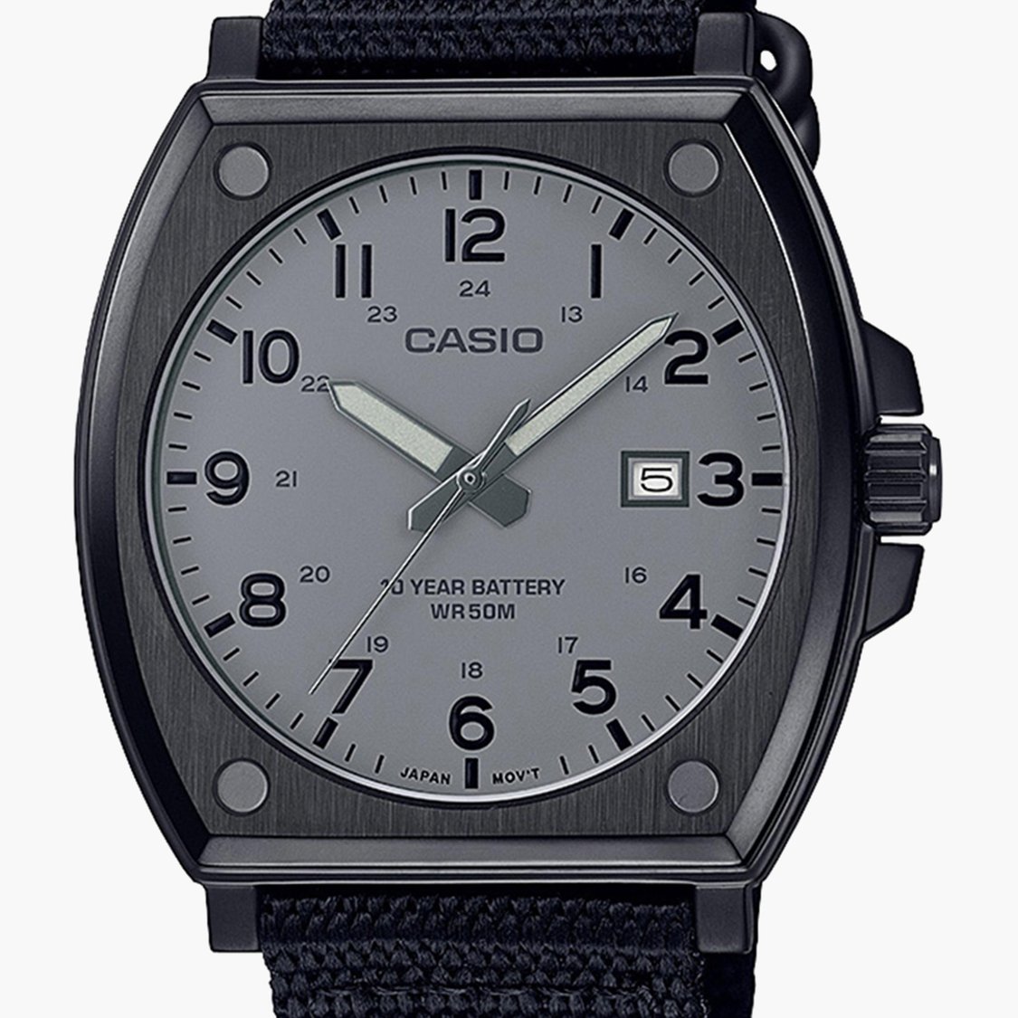 Buy CASIO Men Solid Analog Watch with Fabric Strap A2123 from