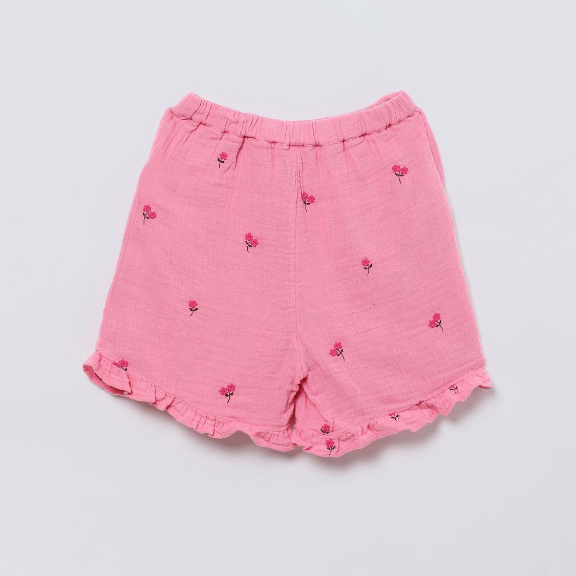 Buy KIDS ONLY Girls Floral Embroidered Shorts from Kids Only at just INR 1499.0