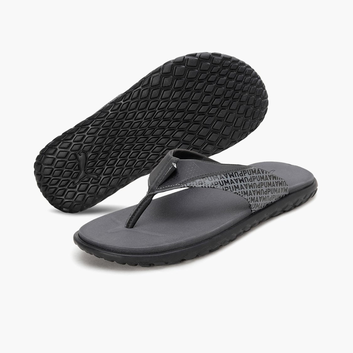 PUMA Men Graphic Printed Flip-Flops