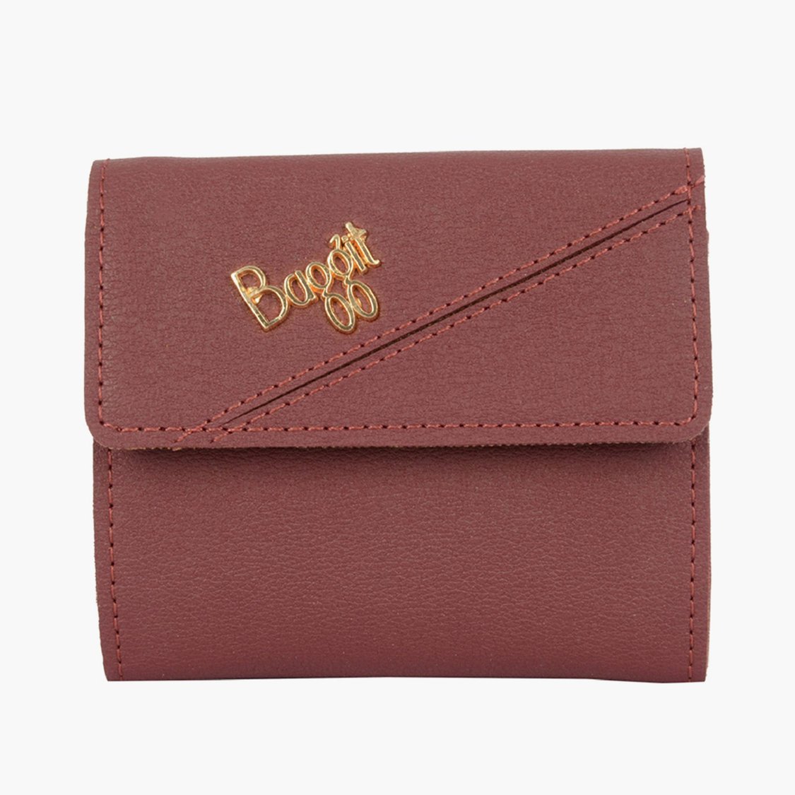 Buy BAGGIT Women Textured Flap Wallet from Baggit at just INR 690.0