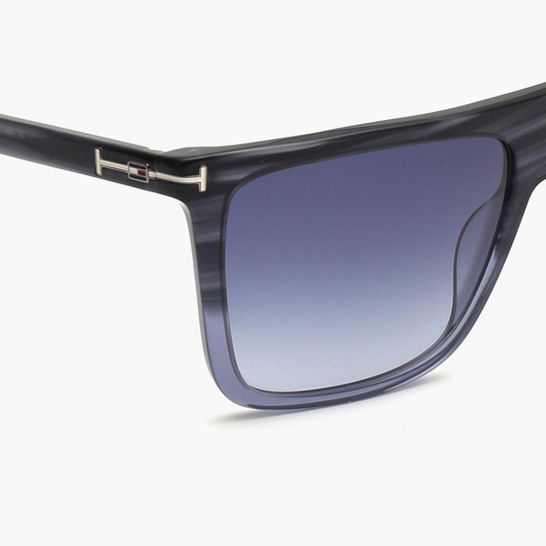TOMMY HILFIGER Men UV Protected Square Sunglasses - TH2616C5BLGUNGR58S