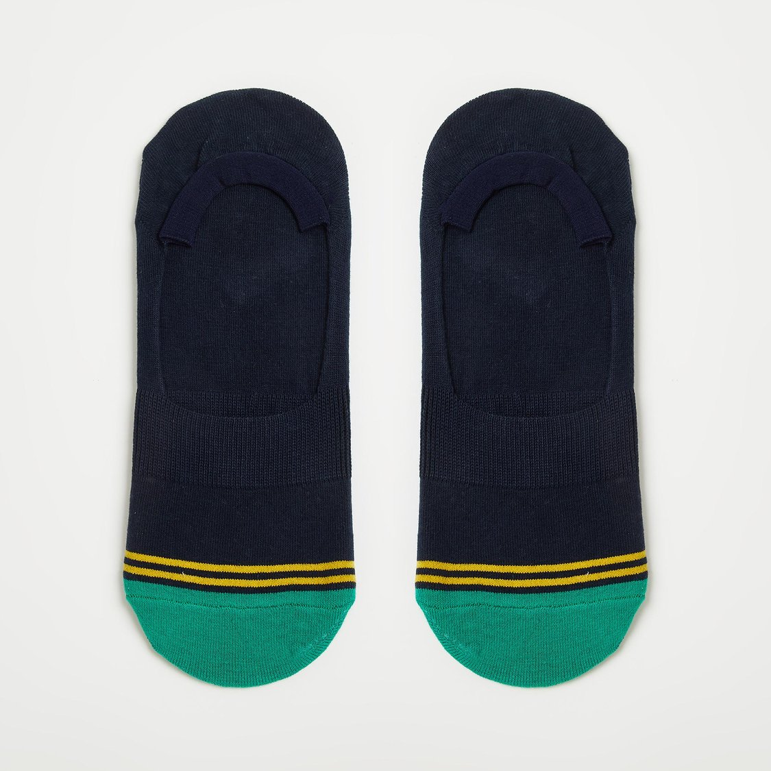 FORCA Men Colourblock No-Show Socks - Pack of 3
