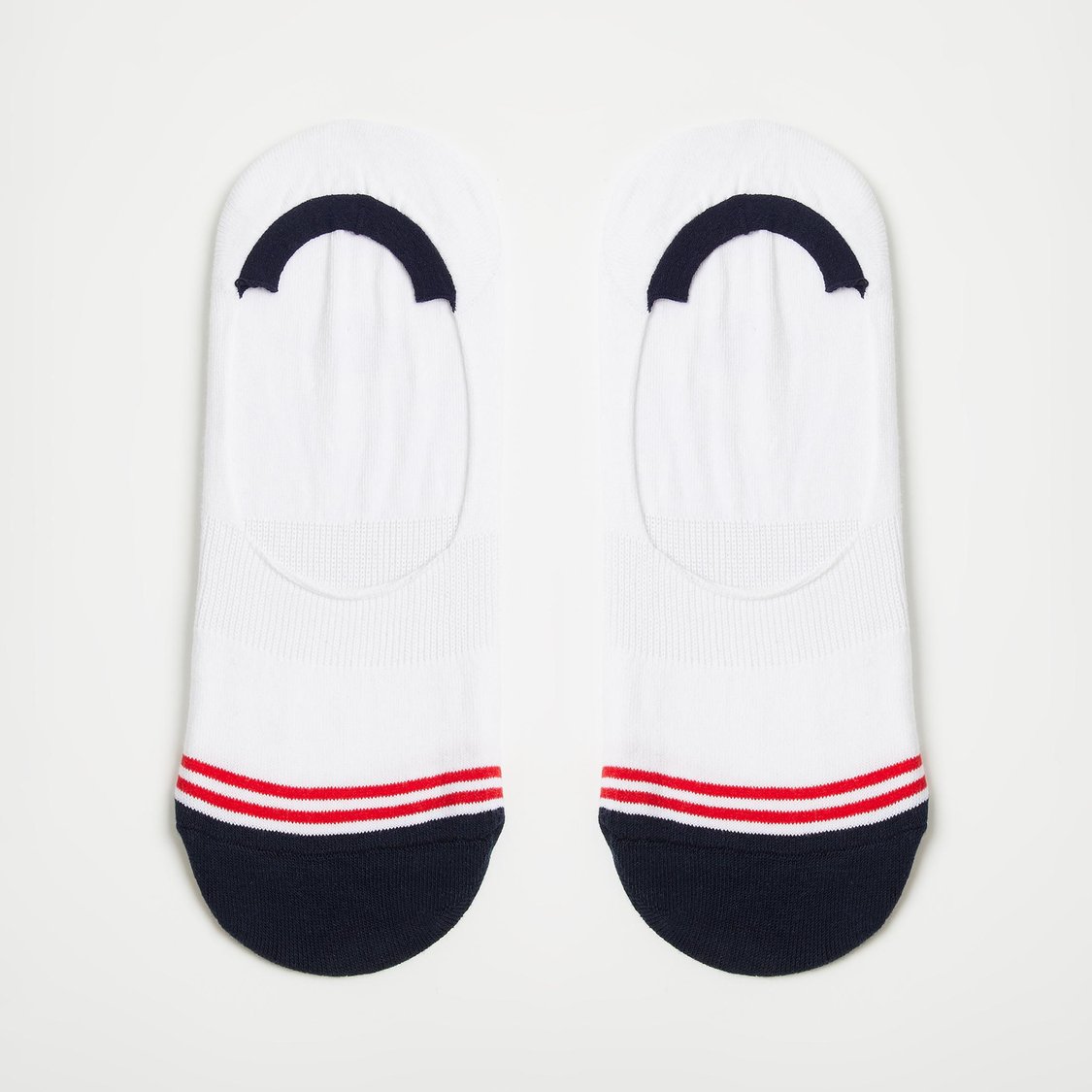 FORCA Men Colourblock No-Show Socks - Pack of 3