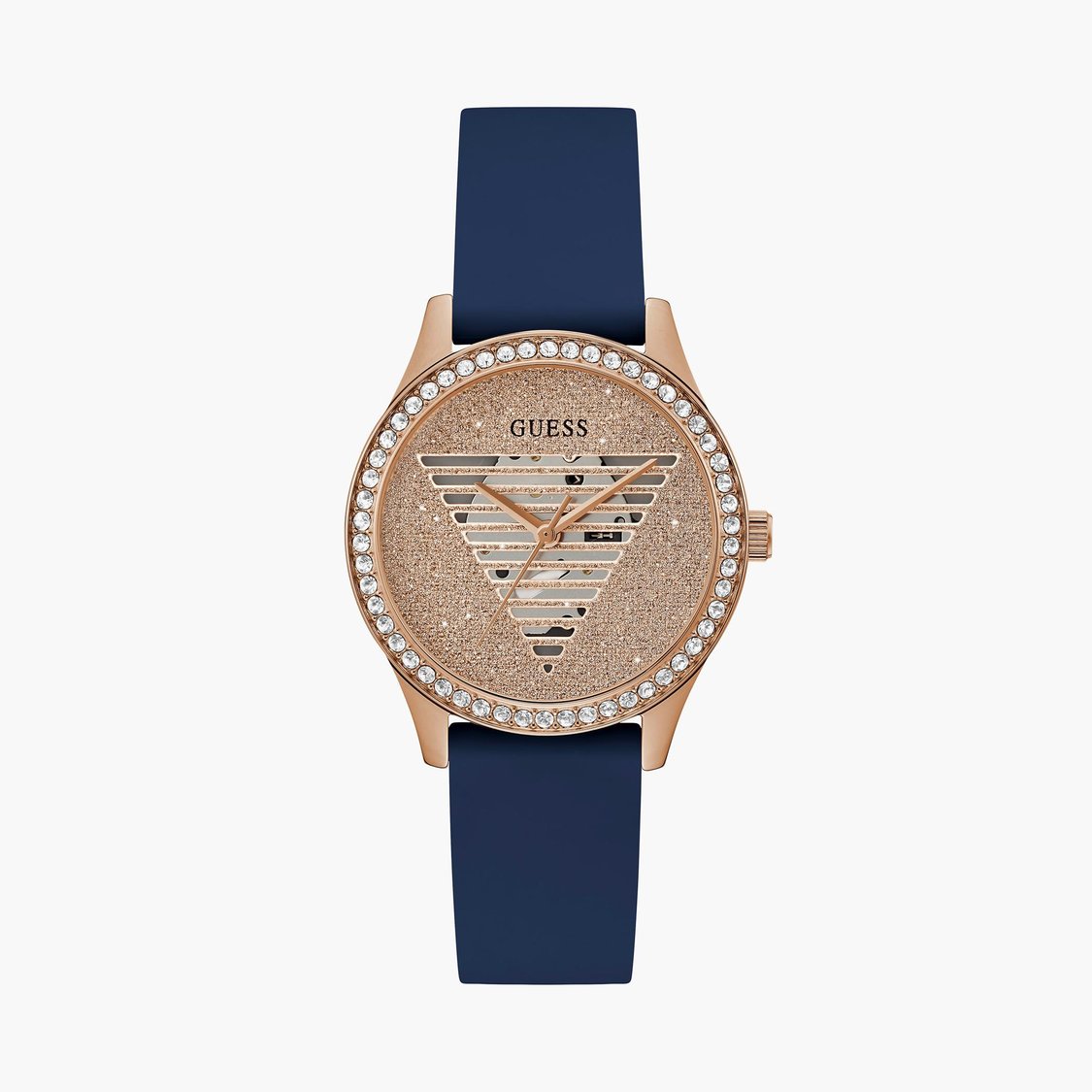 Buy GUESS Women Embellished Analog Watch with Silicone Strap