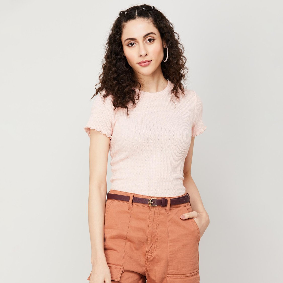 GINGER Women Solid Reversible Belt