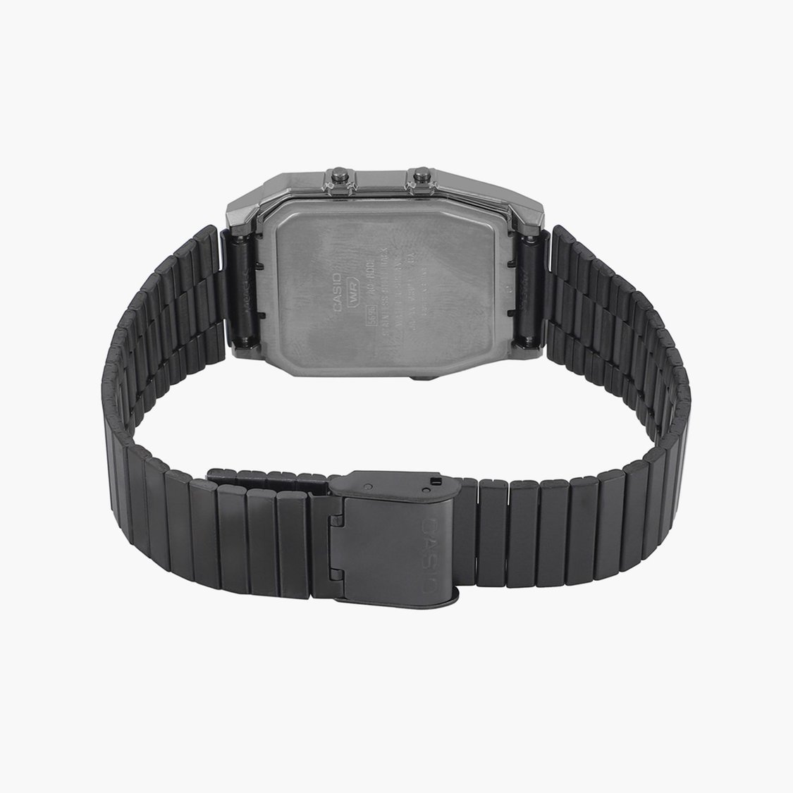 Buy CASIO Men Rectangular Analog-Digital Watch with Metal Strap