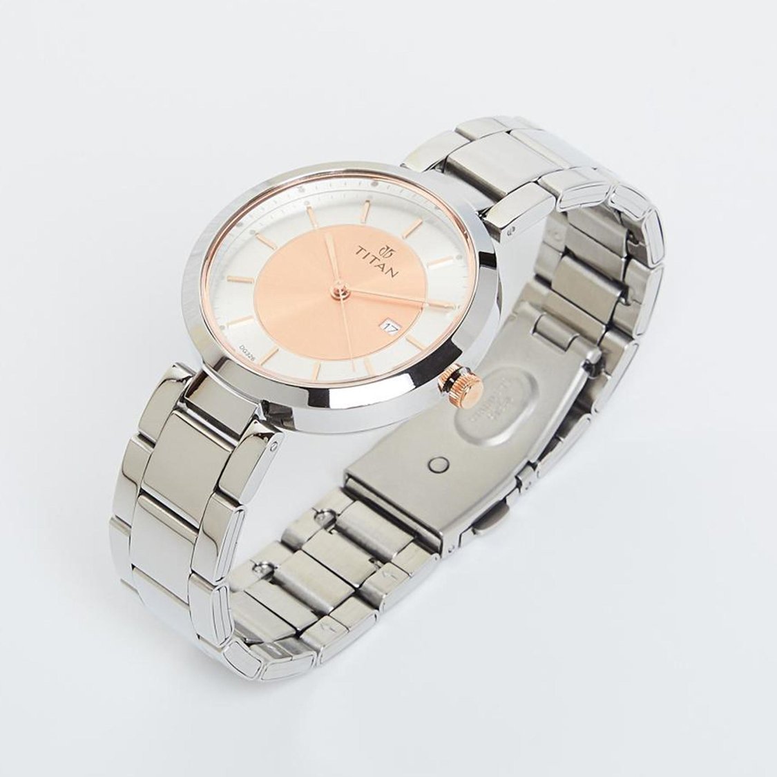 Stainless Steel Titan Womens Chain Watches TITAN Women Chain Strap