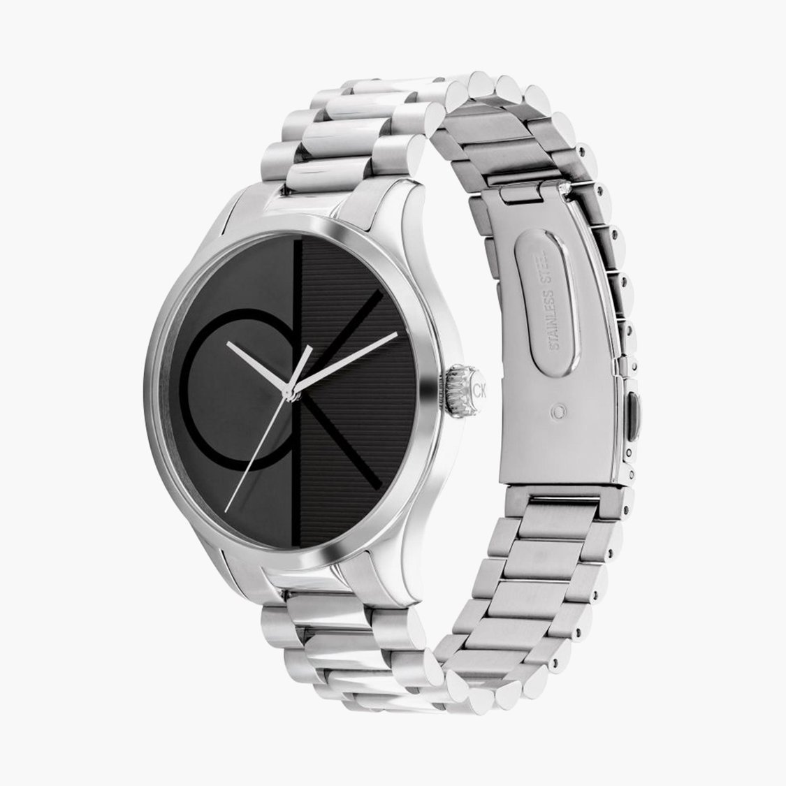 Buy CALVIN KLEIN Iconic Unisex Analog Watch with Metal Strap - 25200163 ...