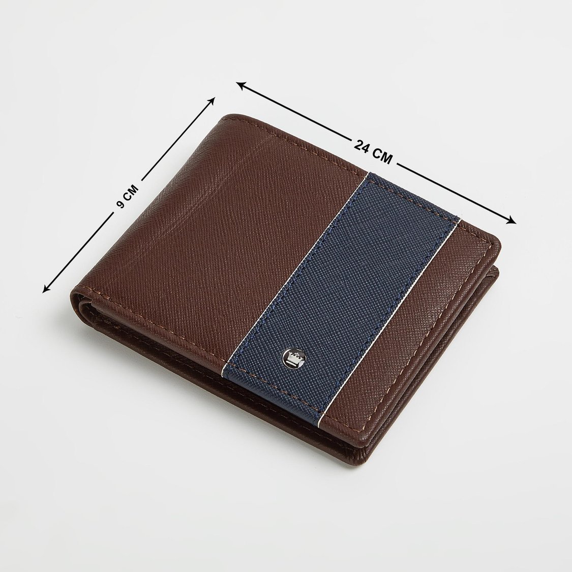 LOUIS PHILIPPE Men Textured Leather Bi-Fold Wallet