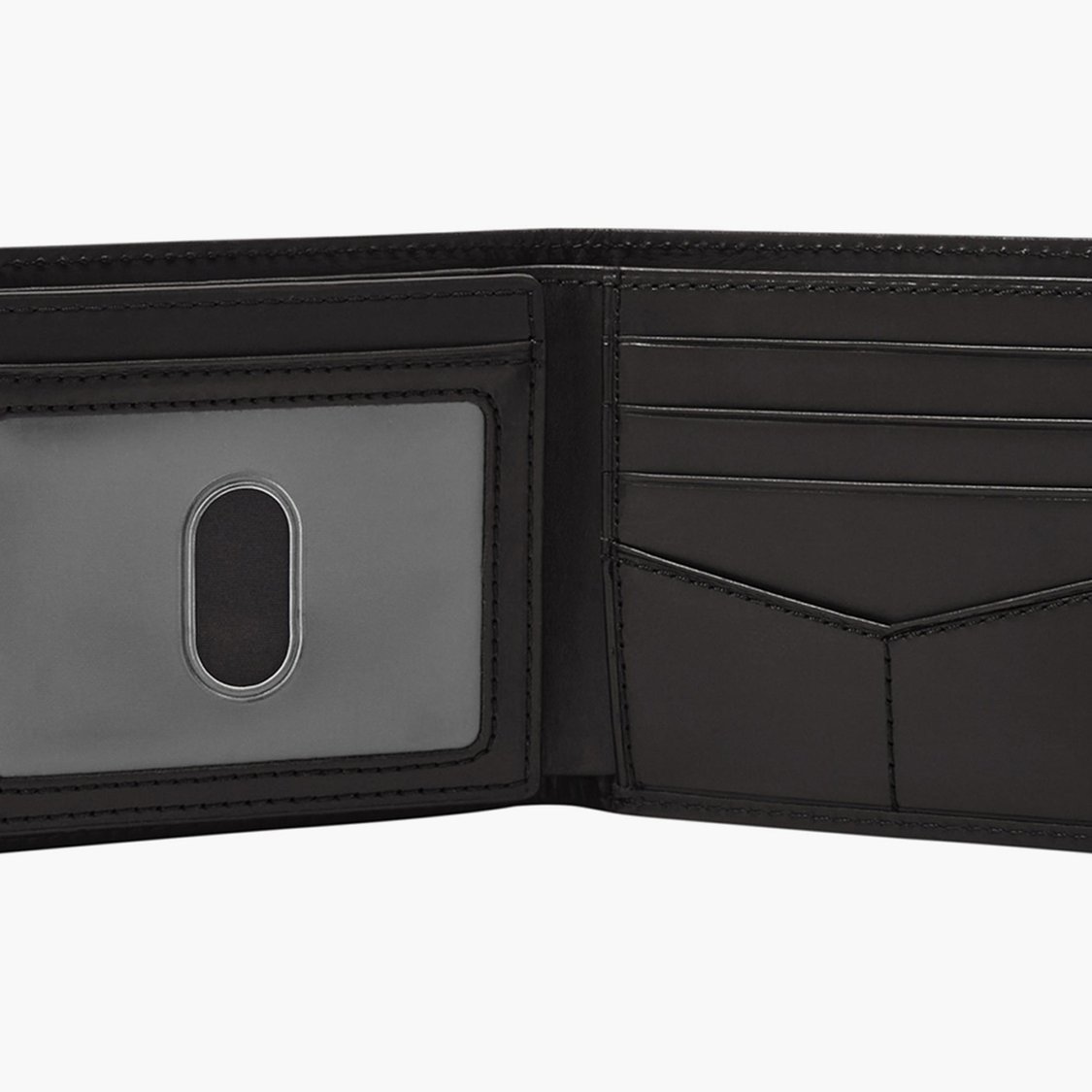 FOSSIL Men Solid Leather Bi-Fold Wallet