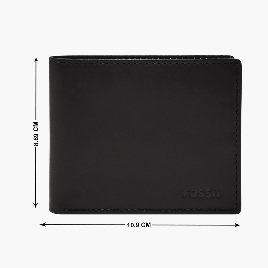 FOSSIL Men Solid Leather Bi-Fold Wallet