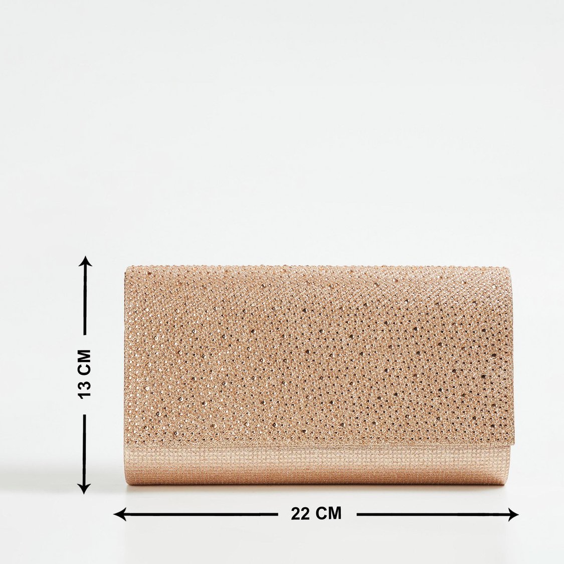 CODE Women Embellished Clutch with Chain Strap