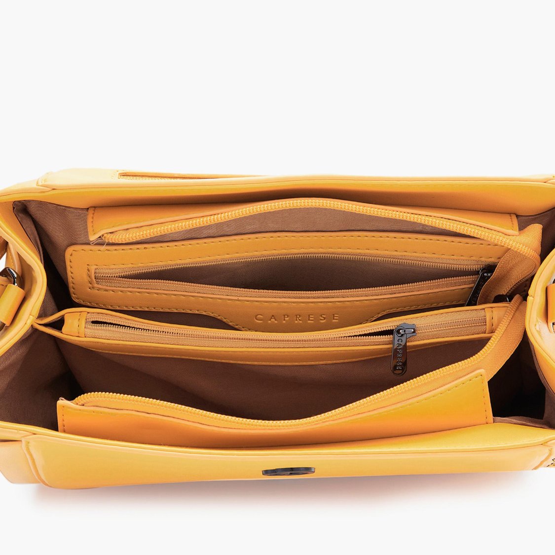 CAPRESE Women Solid Zip Closure Sling Bag