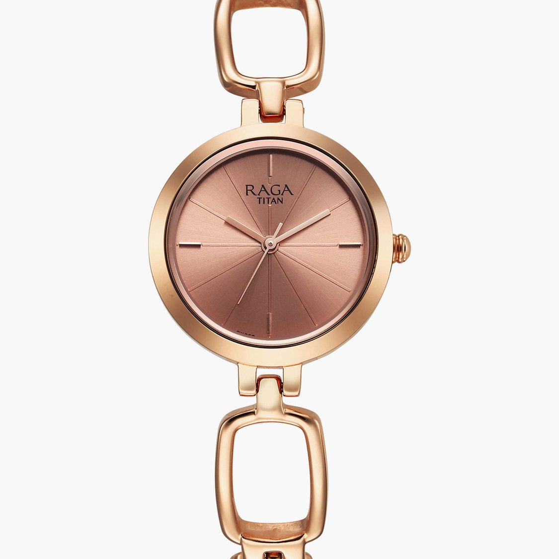 Buy TITAN Women Solid Analog Watch with Metal Strap 2725WM01