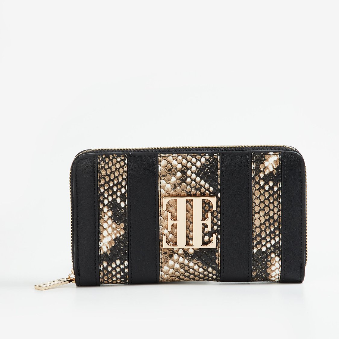 ELLE Women Animal Print Zip-Around Wallet