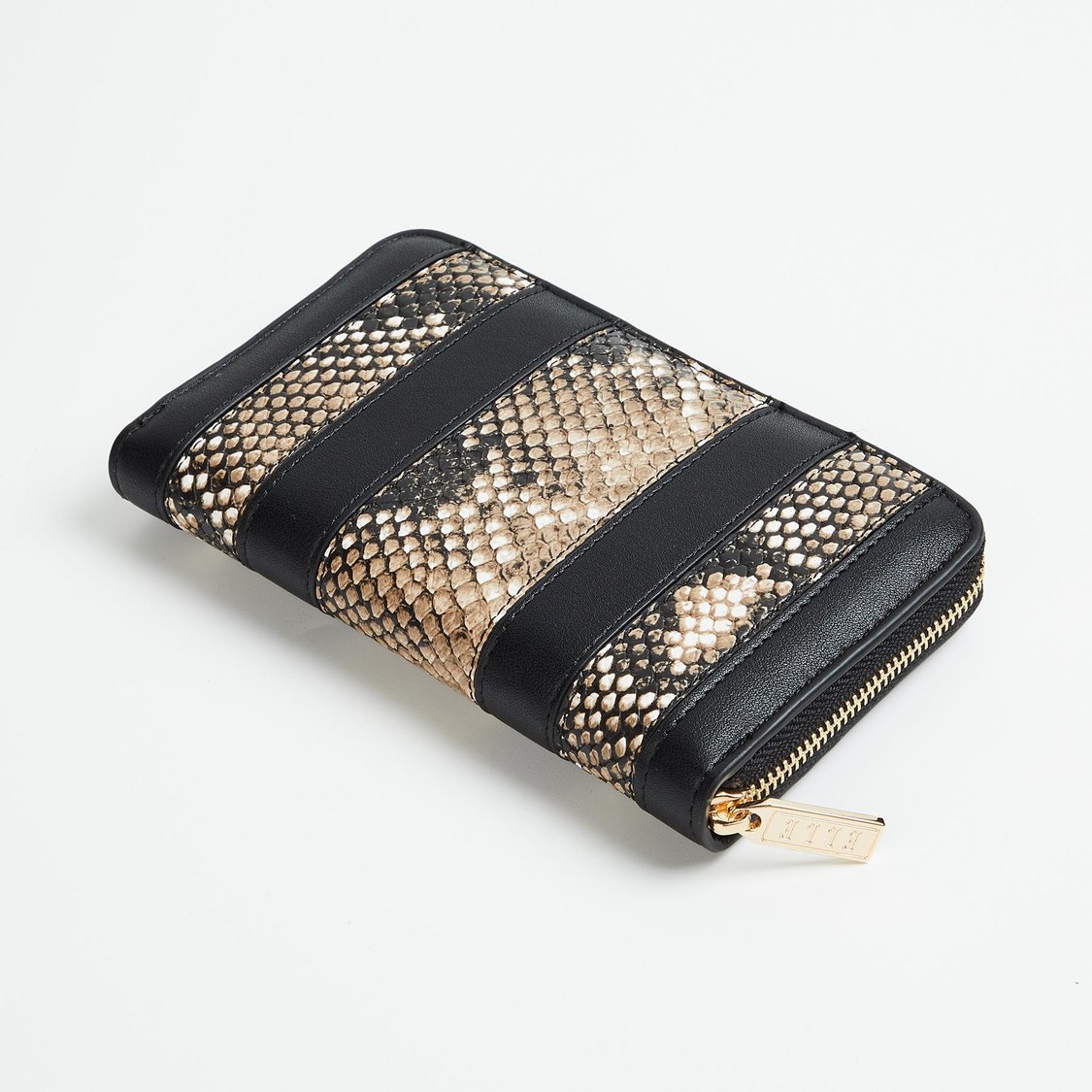 ELLE Women Animal Print Zip-Around Wallet