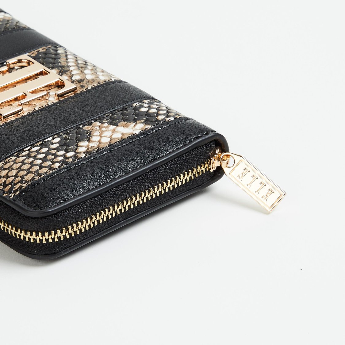 ELLE Women Animal Print Zip-Around Wallet
