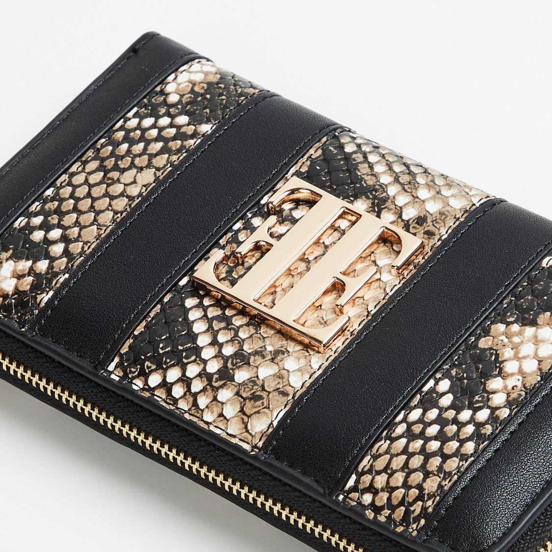ELLE Women Animal Print Zip-Around Wallet