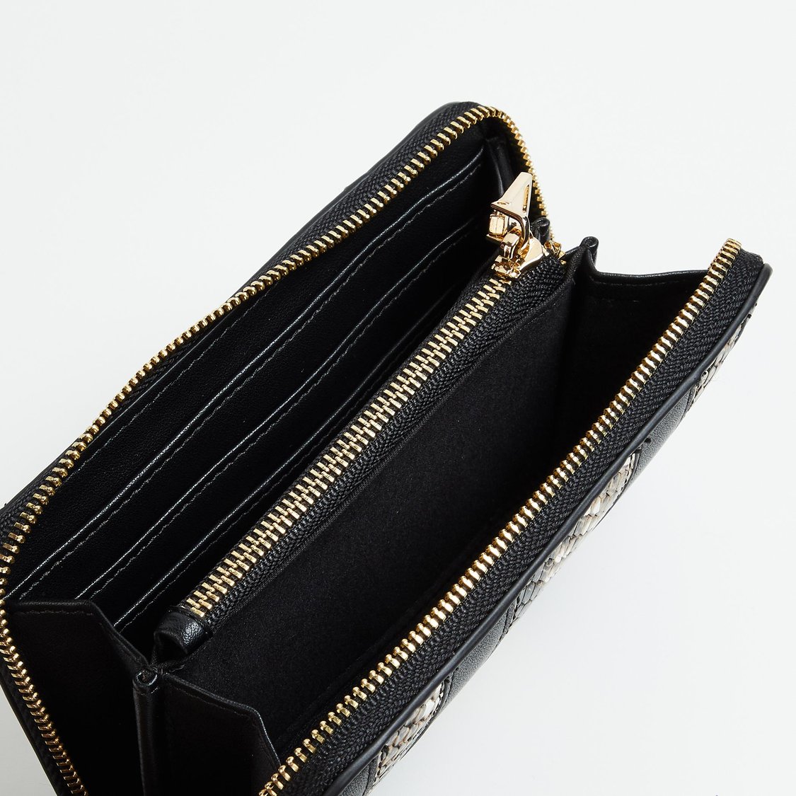 ELLE Women Animal Print Zip-Around Wallet