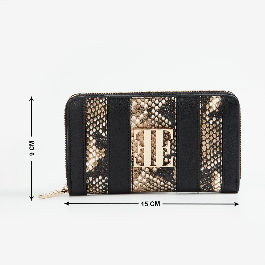 ELLE Women Animal Print Zip-Around Wallet