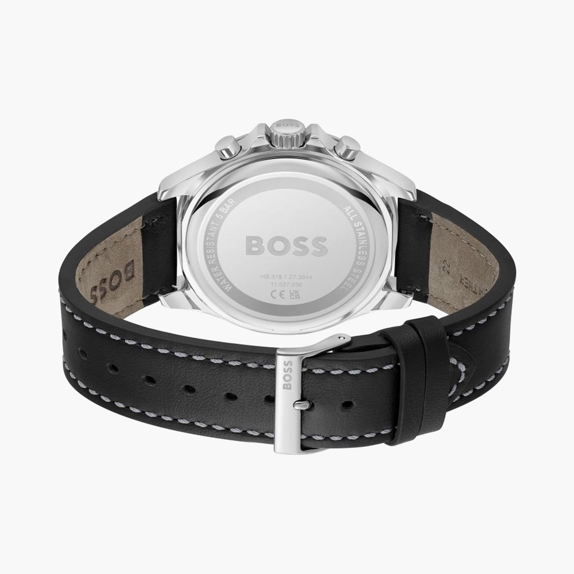 Buy BOSS Troper Men Chronograph Watch with Leather Strap 1514055 - Main Image