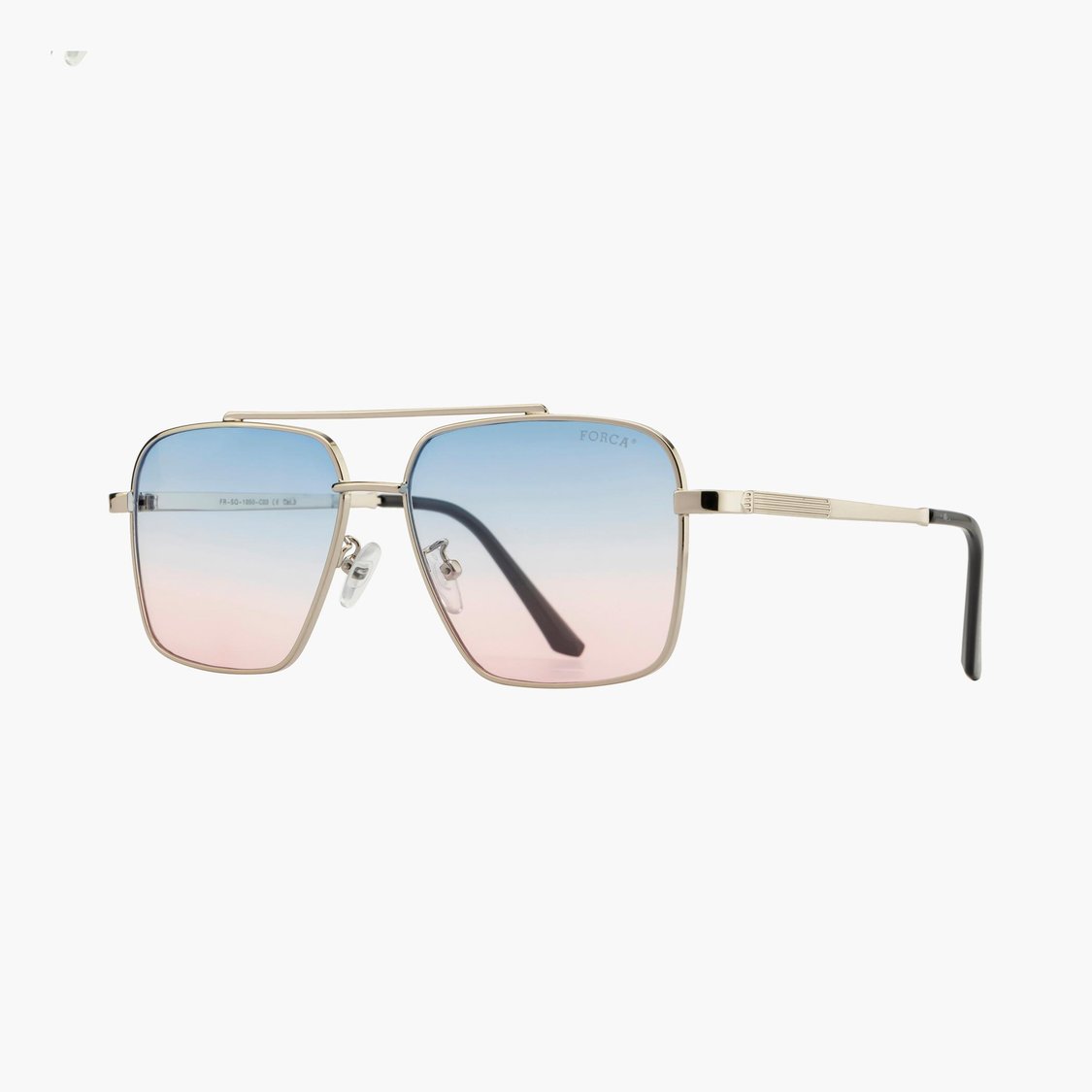 FORCA Men Solid UV-Protected Square Sunglasses - FR-SQ-1050-C03