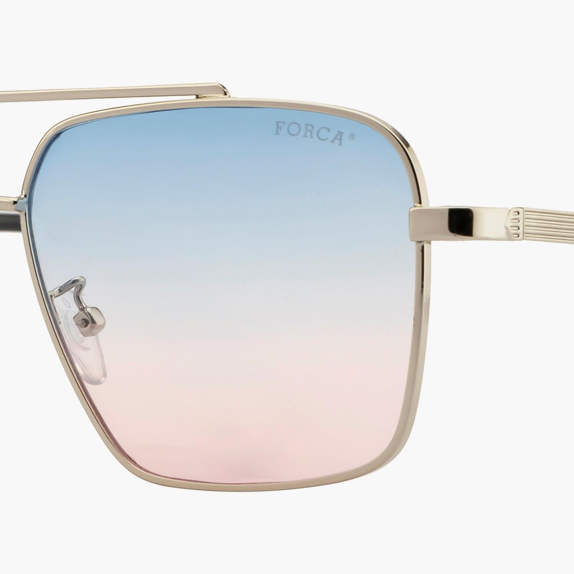 FORCA Men Solid UV-Protected Square Sunglasses - FR-SQ-1050-C03