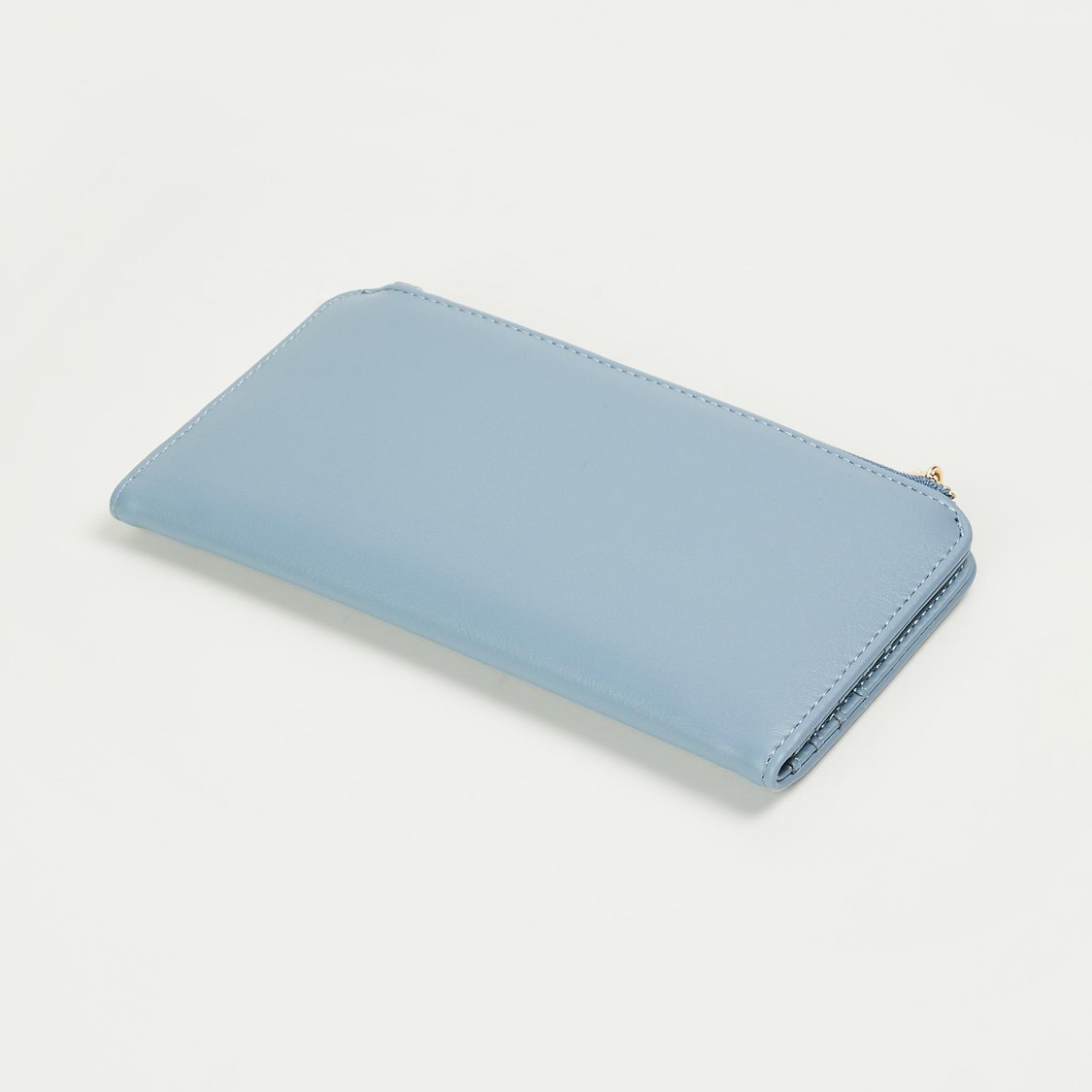 GINGER Women Solid Push-Button Bi-Fold Wallet
