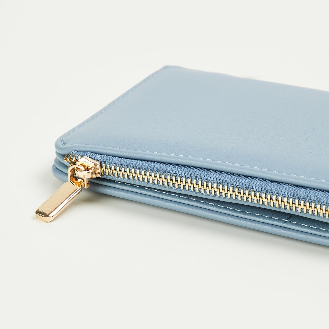 GINGER Women Solid Push-Button Bi-Fold Wallet
