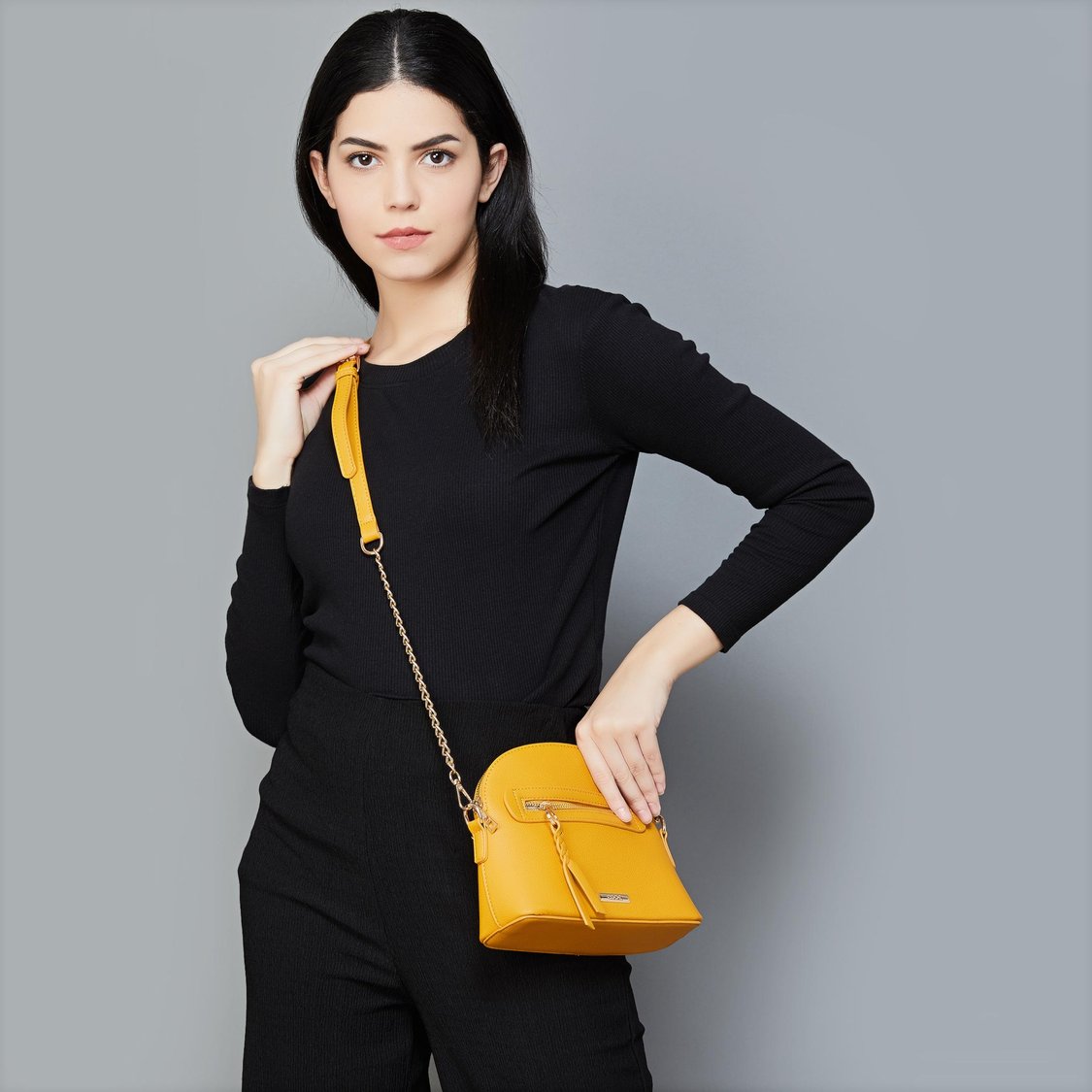 CODE Women Solid Sling Bag
