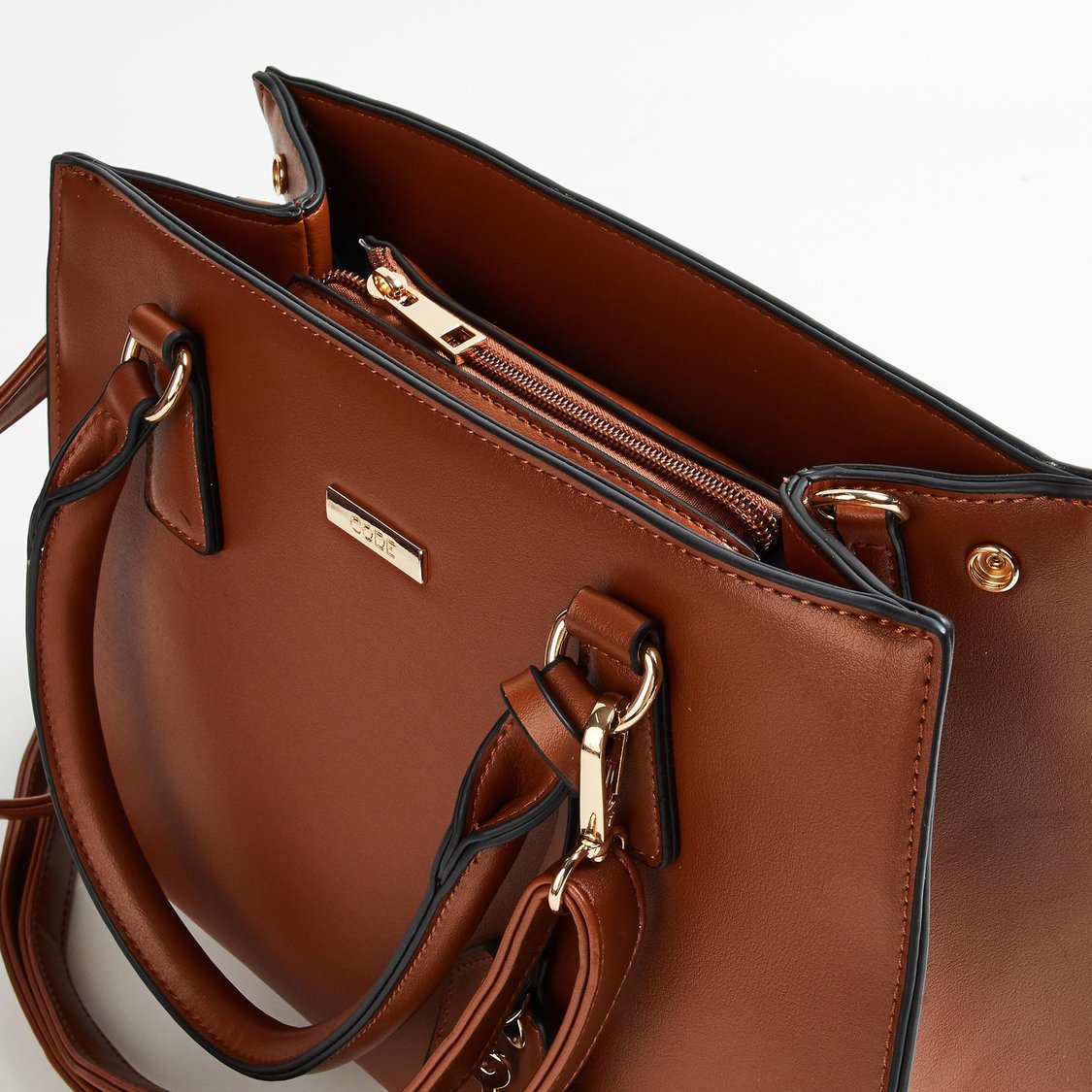 CODE Women Solid Handheld Bag
