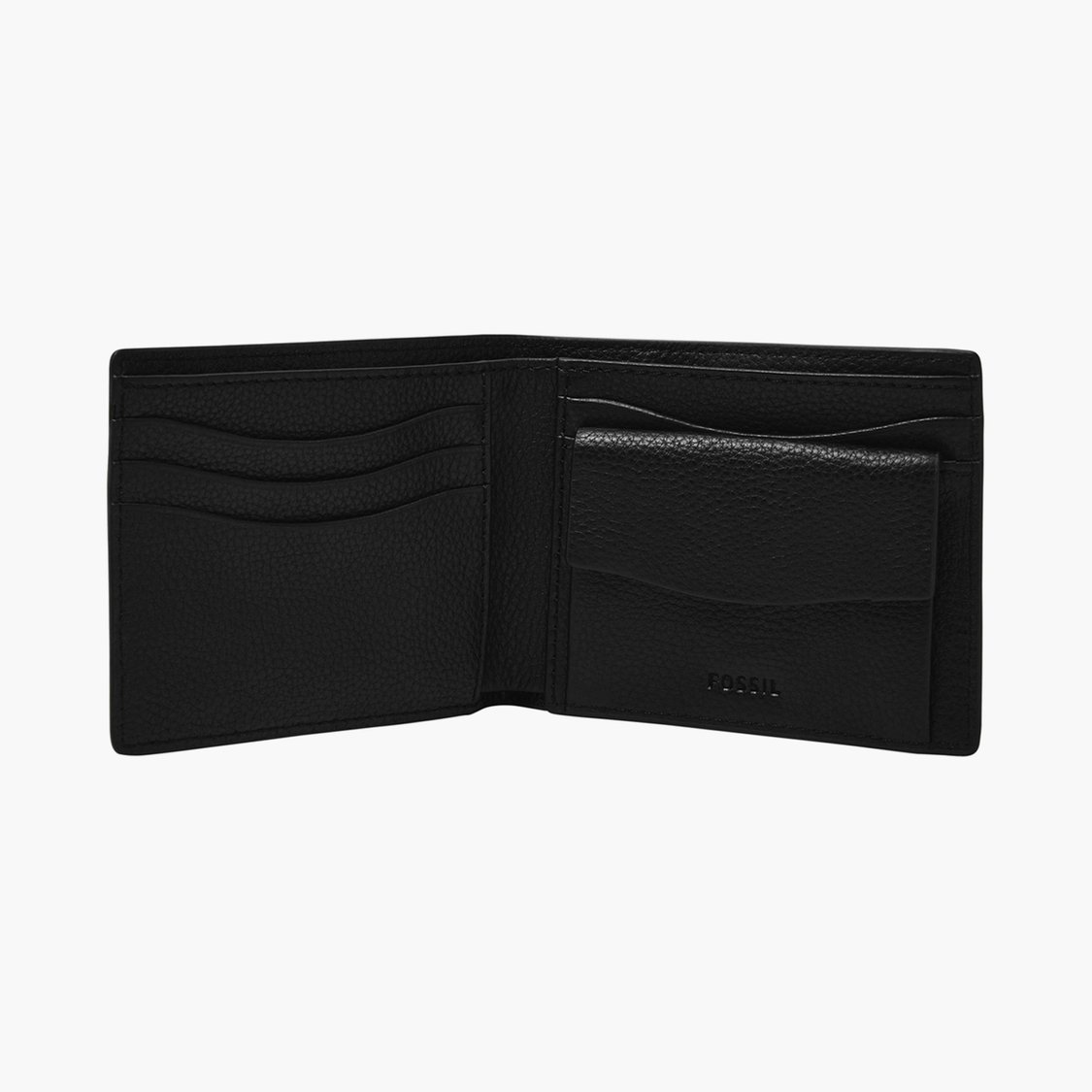 FOSSIL Men Solid Leather Bi-Fold Wallet
