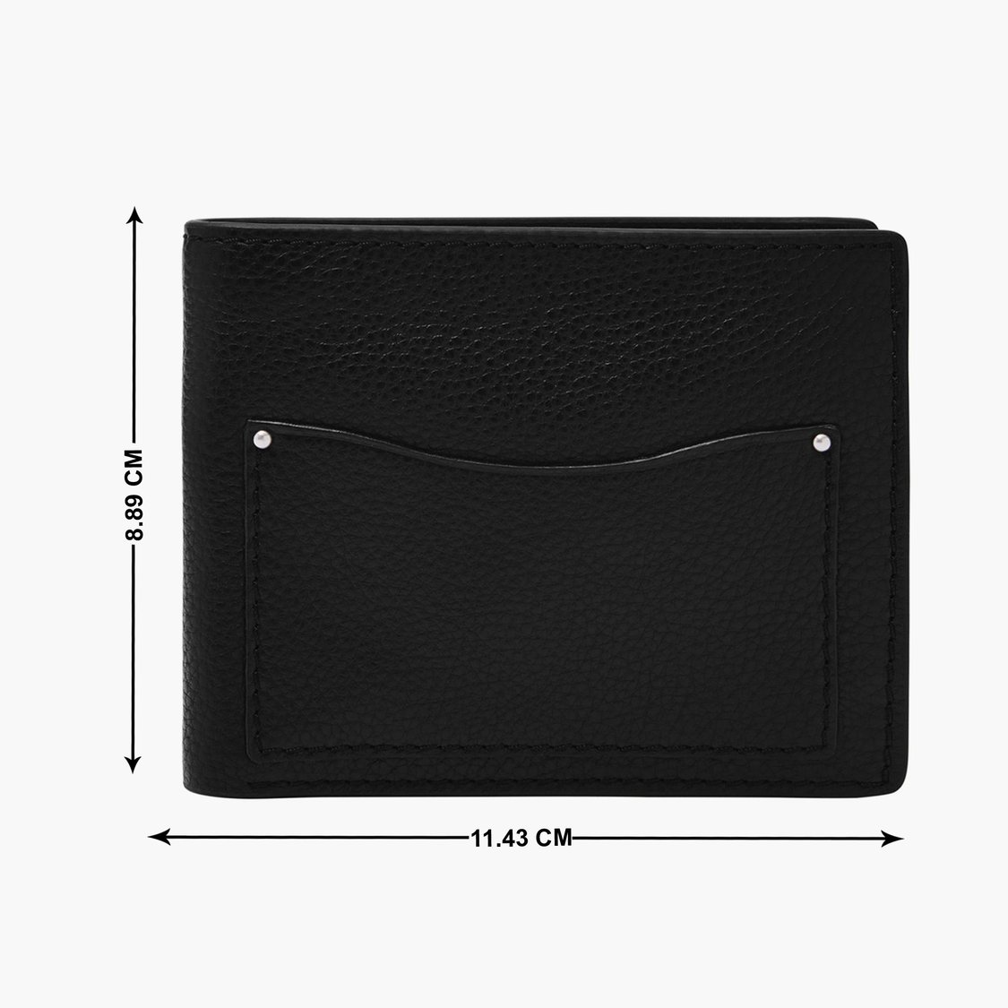 FOSSIL Men Solid Leather Bi-Fold Wallet