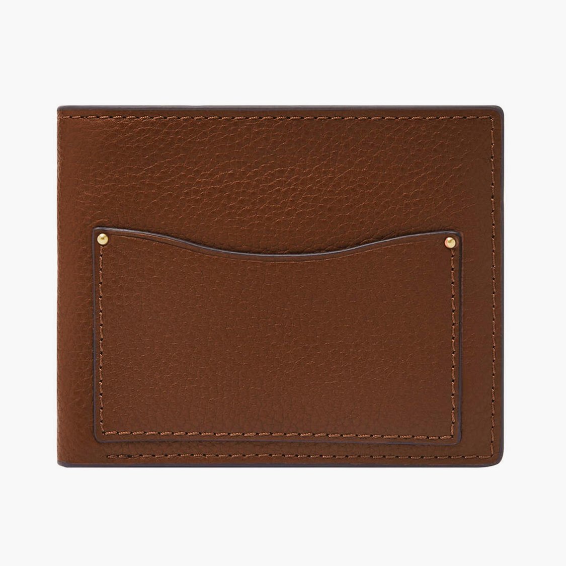 FOSSIL Men Solid Leather Bi-Fold Wallet