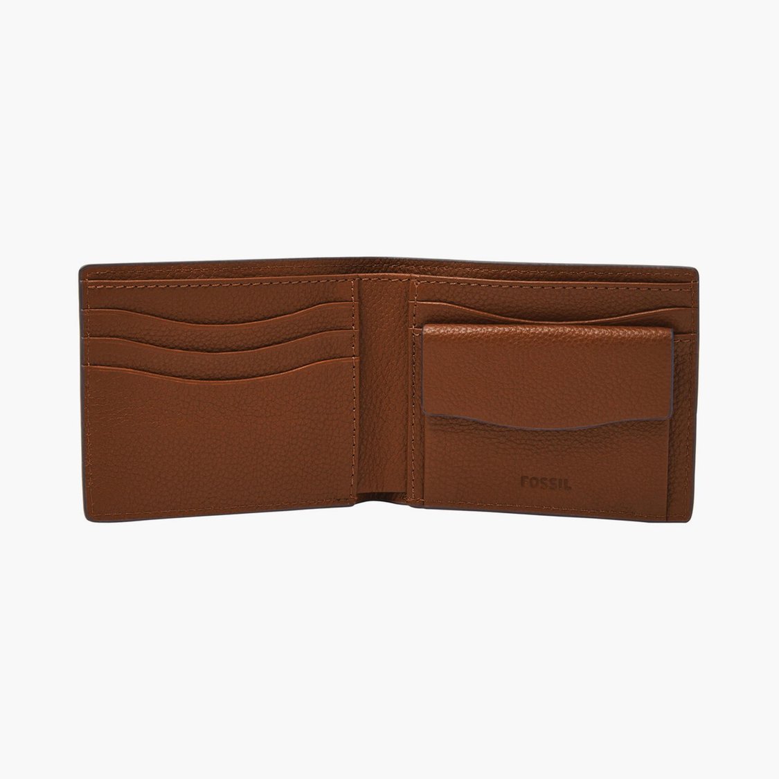 FOSSIL Men Solid Leather Bi-Fold Wallet