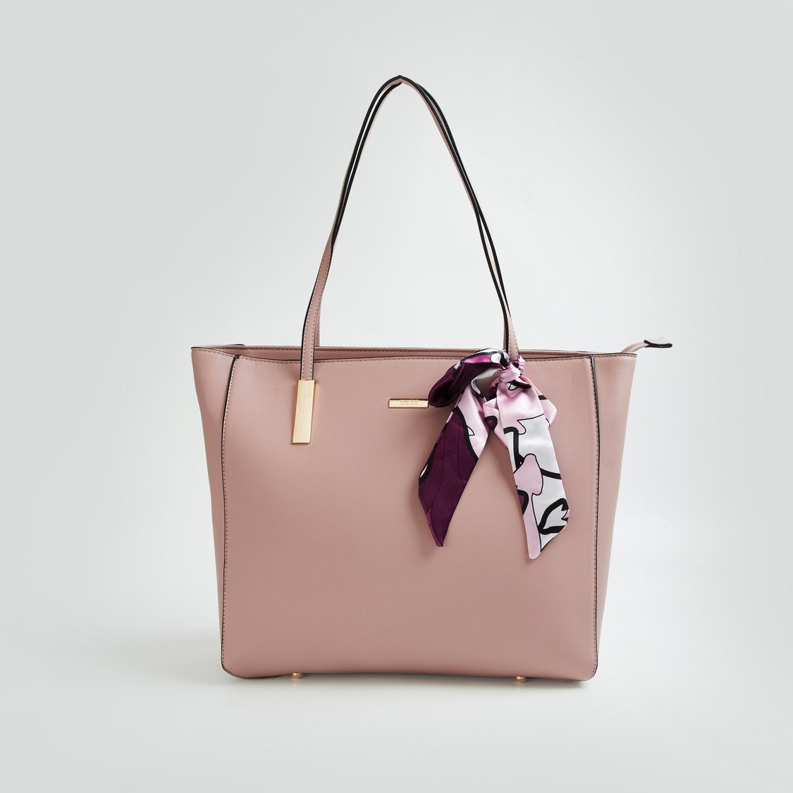 CODE Women Solid Zip-Closure Shoulder Bag
